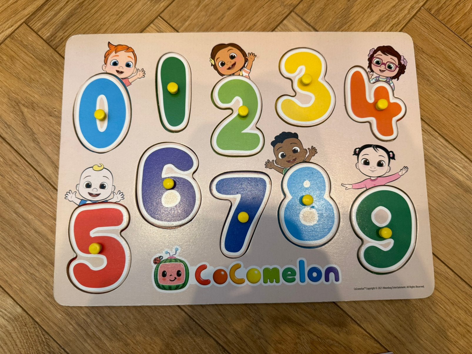 Cocomelon puzzel, Kinderen en Baby's, Ophalen, Minder dan 10 stukjes, Gebruikt