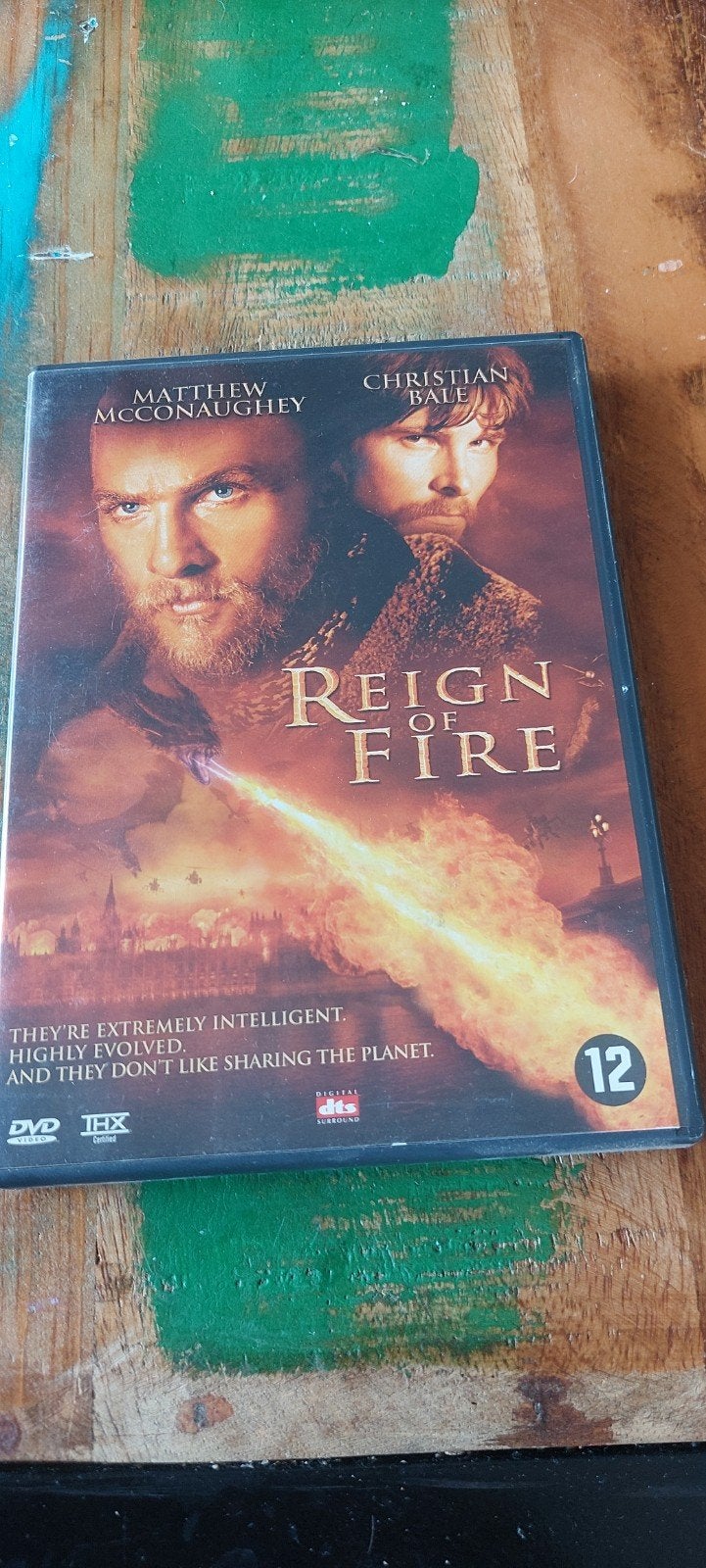 Reign of Fire DVD - Actie/Fantasy met Matthew McConaughey, Vanaf 12 jaar, Ophalen of Verzenden, Gebruikt