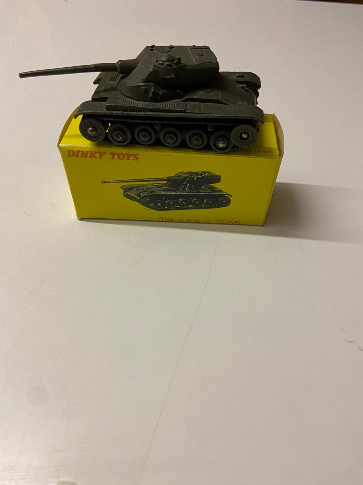 Dinky militair char amx 13 ton tank 80 c, Ophalen of Verzenden, Zo goed als nieuw, Auto, Dinky Toys
