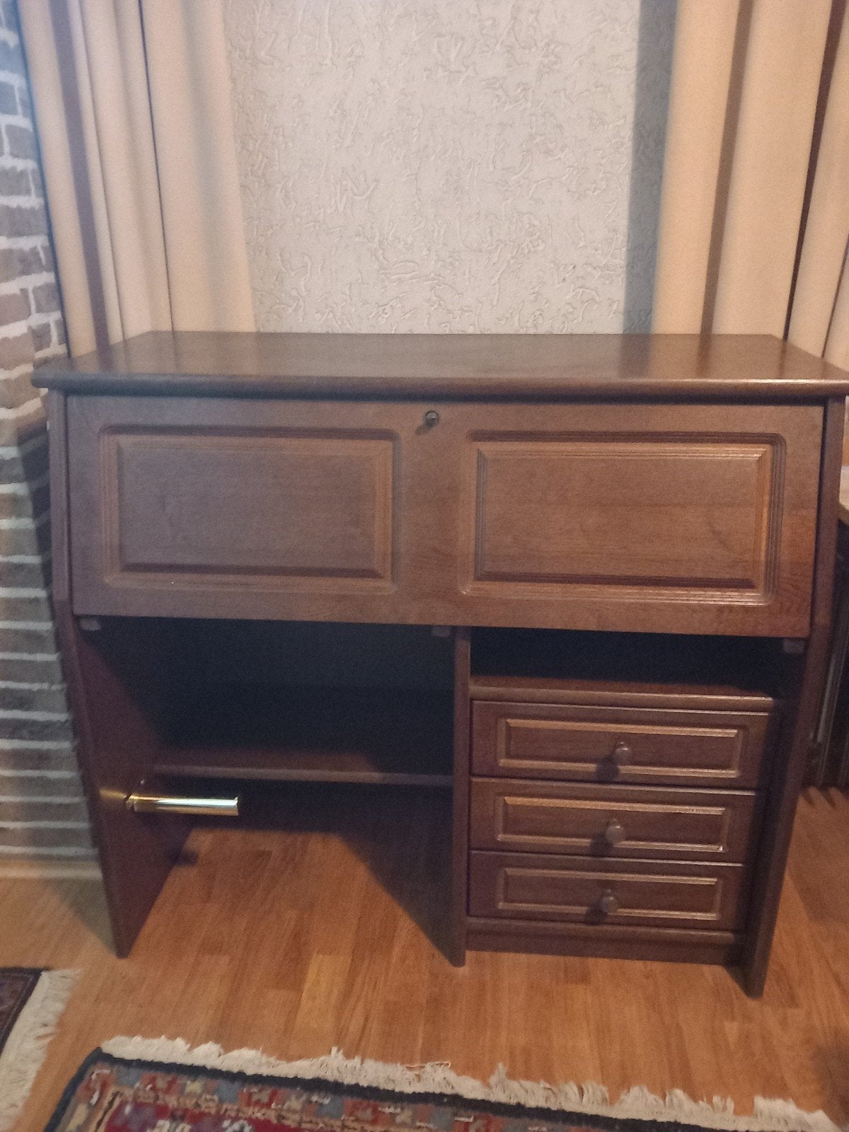 Houten secretaire met opbergruimte, Huis en Inrichting, Ophalen of Verzenden
