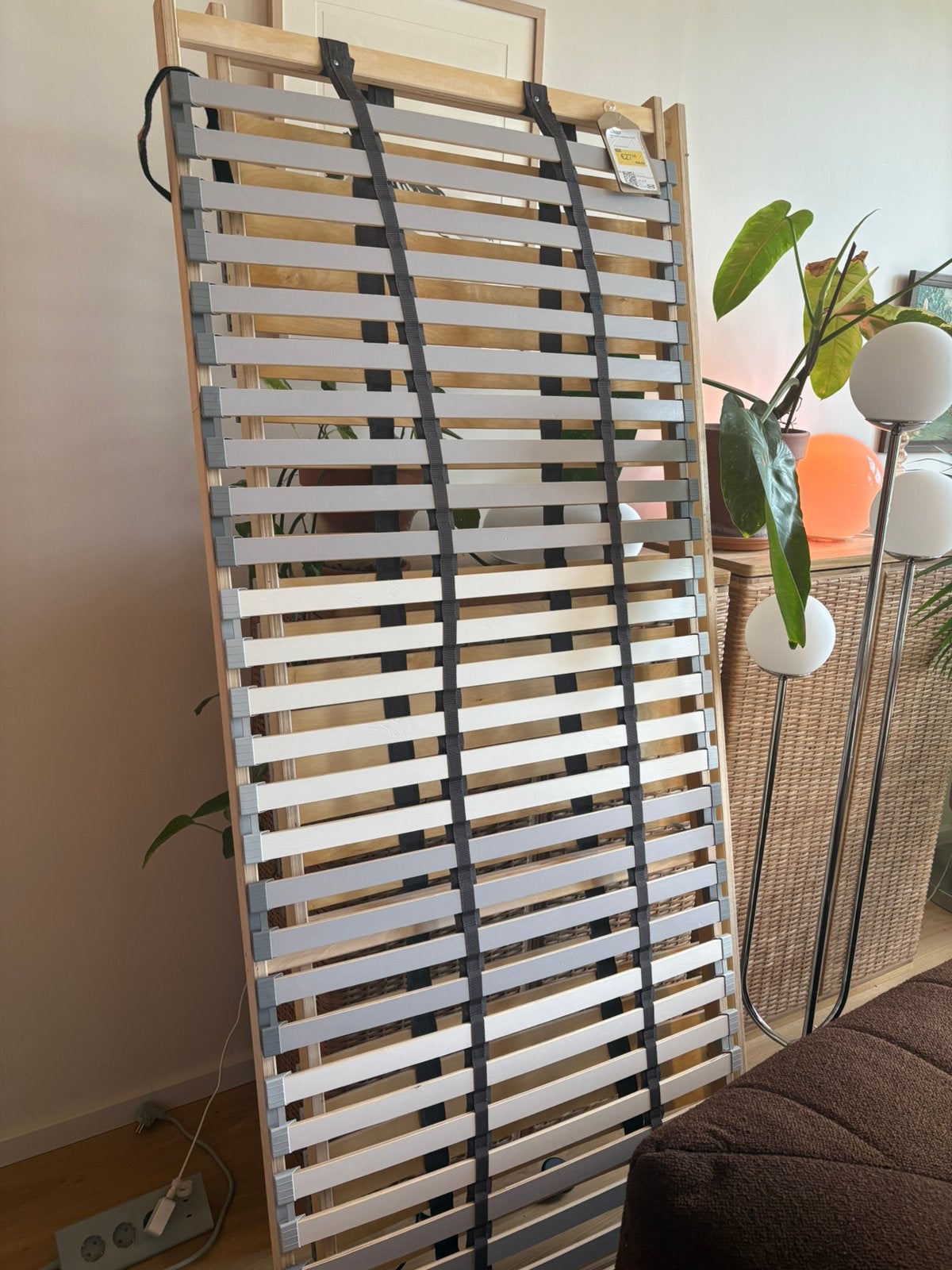 Ikea 160x200 lattenbodem Lönset, Ophalen, Zo goed als nieuw, Tweepersoons, 160 cm