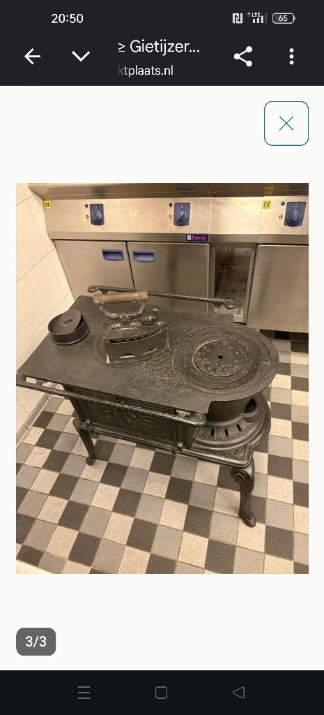 Houtkachel, Antiek en Kunst, Ophalen