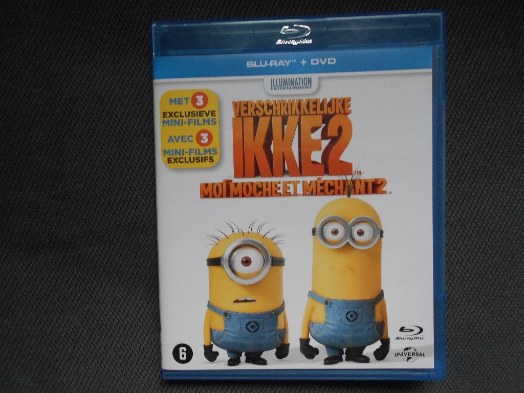 blu-ray + dvd verschrikkelijke ikke 2  -  blu ray + dvd RIO, Ophalen, Gebruikt, Film, Tekenfilms en Animatie