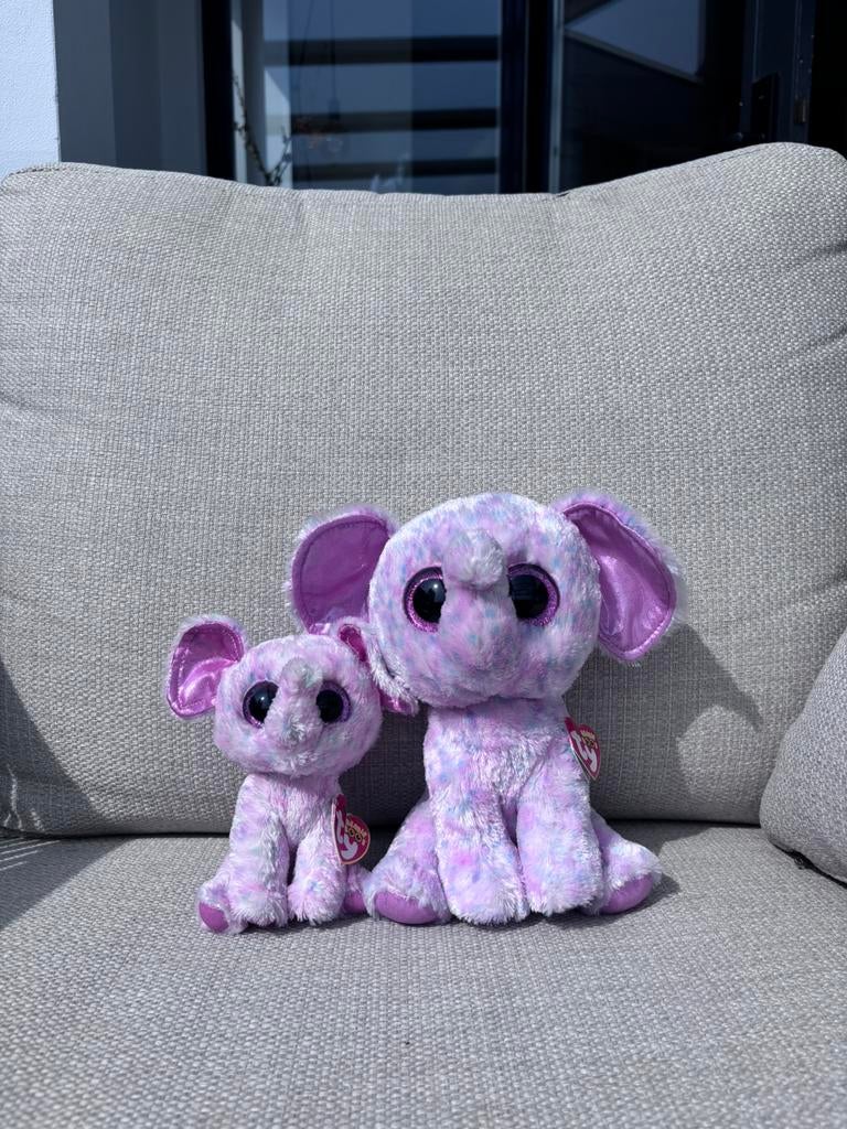 Beanie boo TY knuffel ellie, Ophalen of Verzenden, Zo goed als nieuw, Overige typen