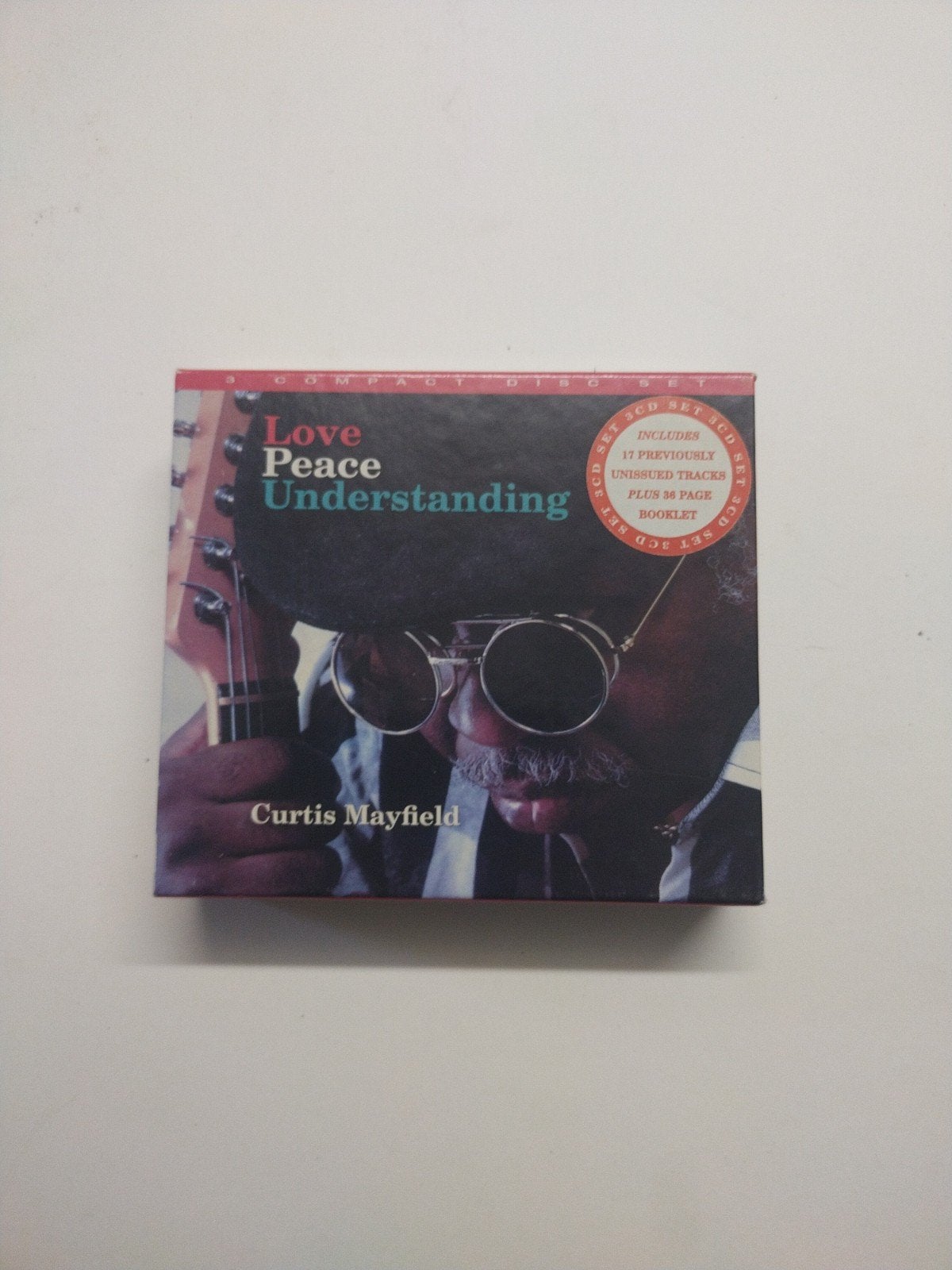Curtis Mayfield - Love Peace Understanding (3CD Boxset), Ophalen of Verzenden, Zo goed als nieuw, Boxset, Inclusief boekje