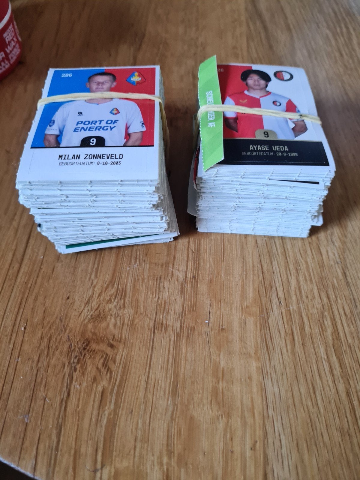 Heel veel voetbalplaatjes, Ophalen of Verzenden
