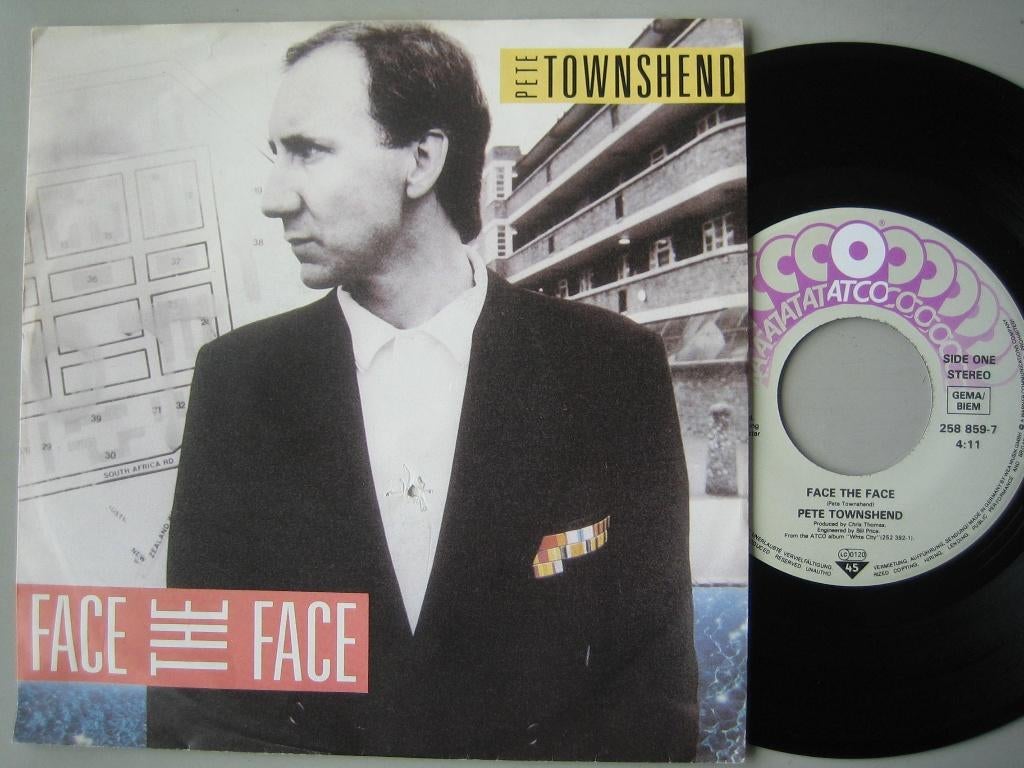 Pete Townshend - Face to face, Gebruikt, 7 inch, Single, Ophalen of Verzenden