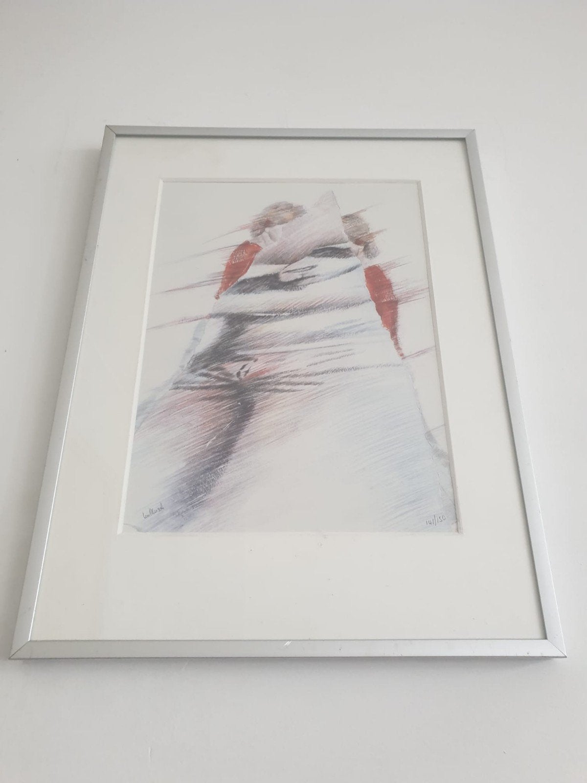 Leo Musch - Lithograph, Ophalen of Verzenden, Hout, Minder dan 50 cm, Minder dan 50 cm