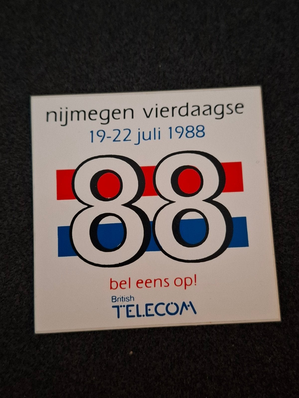 vierdaagse stickers 1988, Ophalen of Verzenden, Zo goed als nieuw