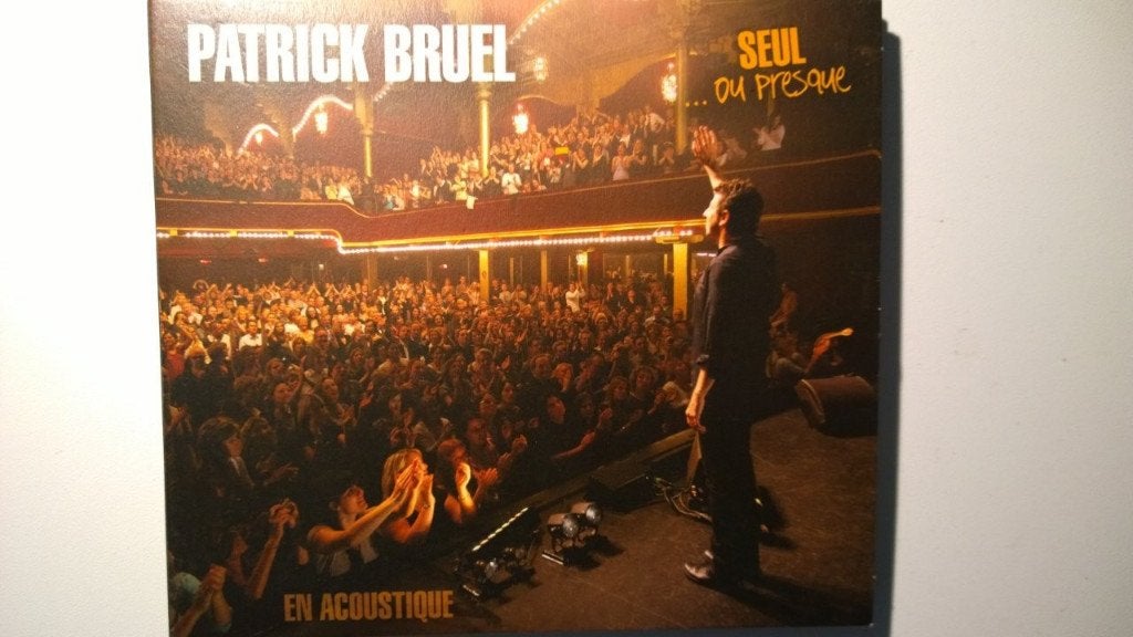 Patrick Bruel - Seul... Ou Presque (En Acoustique), Ophalen of Verzenden, Zo goed als nieuw, Album, Inclusief DVD