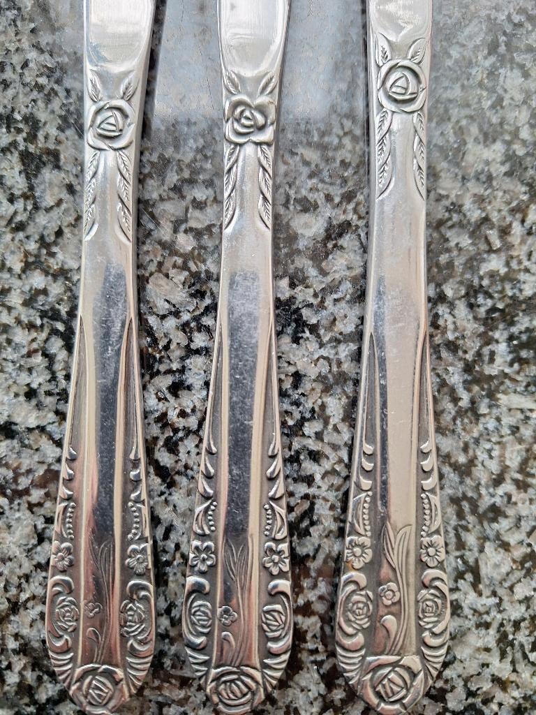 K.W.V. KWV rostfrei 3 messen retro, Ophalen of Verzenden, Gebruikt, Rvs of Chroom