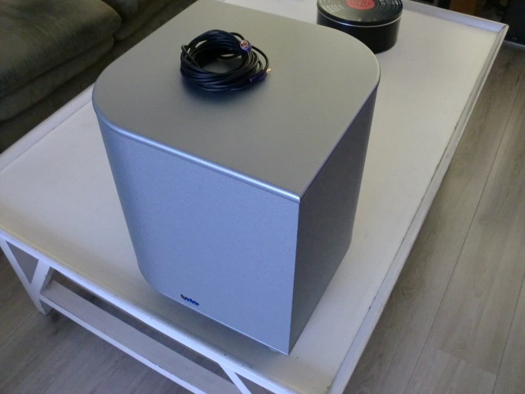 Infinity TSS-SUB500 8" (100W) onderhoud gehad 100% goed., Subwoofer, Refurbished, Ophalen of Verzenden, 60 tot 120 watt