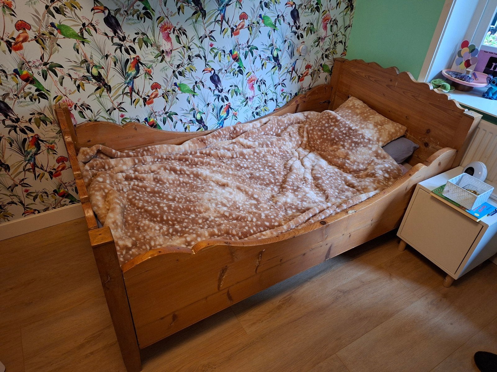 Antiek houten twijfelaar., Ophalen, 190 cm of minder, Twijfelaar, Hout