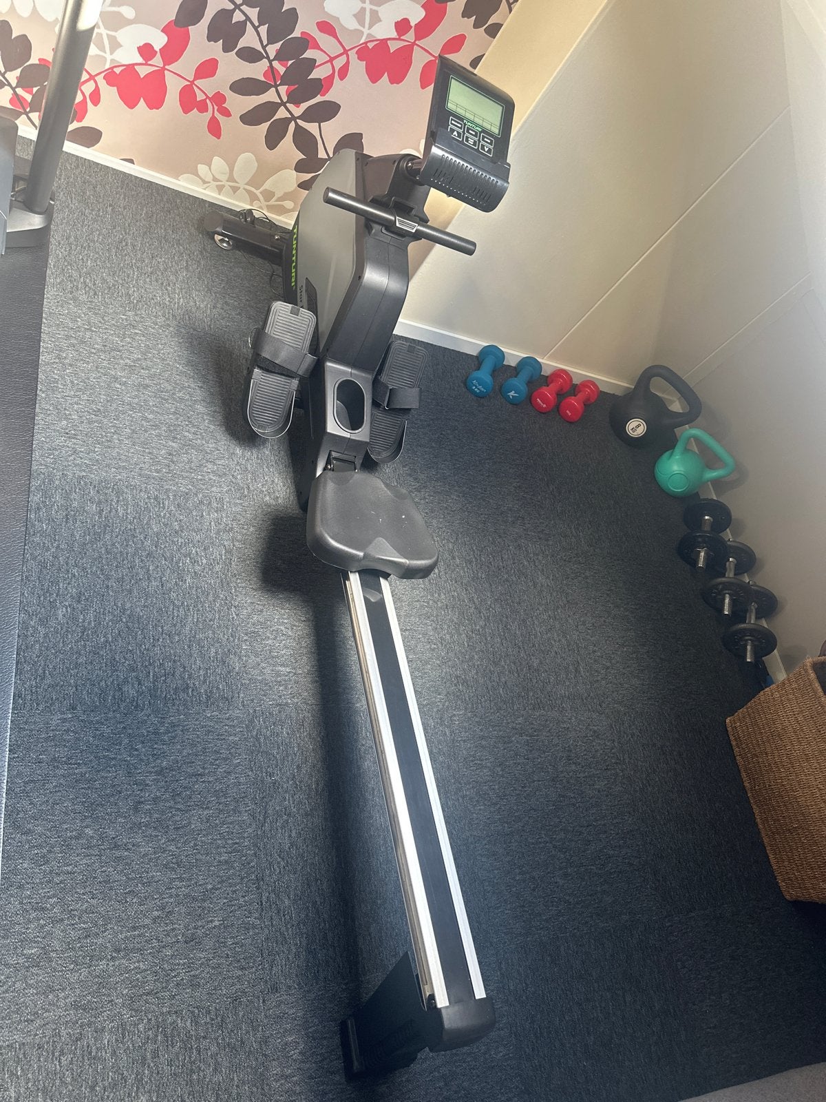 Tunturi Roeitrainer R100 - Zo goed als nieuw, Sport en Fitness, Ophalen, Armen, Zo goed als nieuw, Metaal