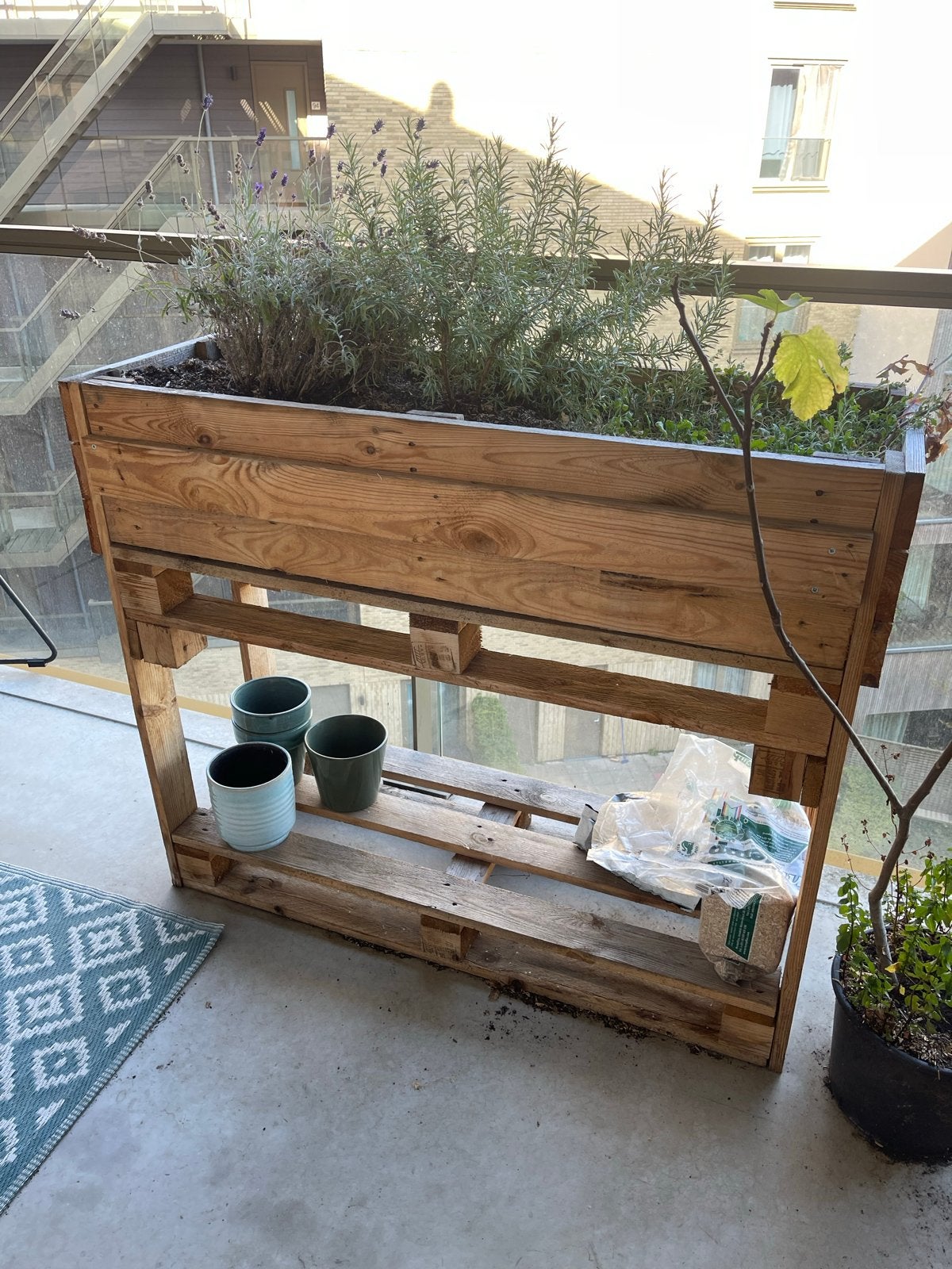 Mini moestuin/plantenbak, Ophalen, Gebruikt, Balkon, 60 tot 100 cm