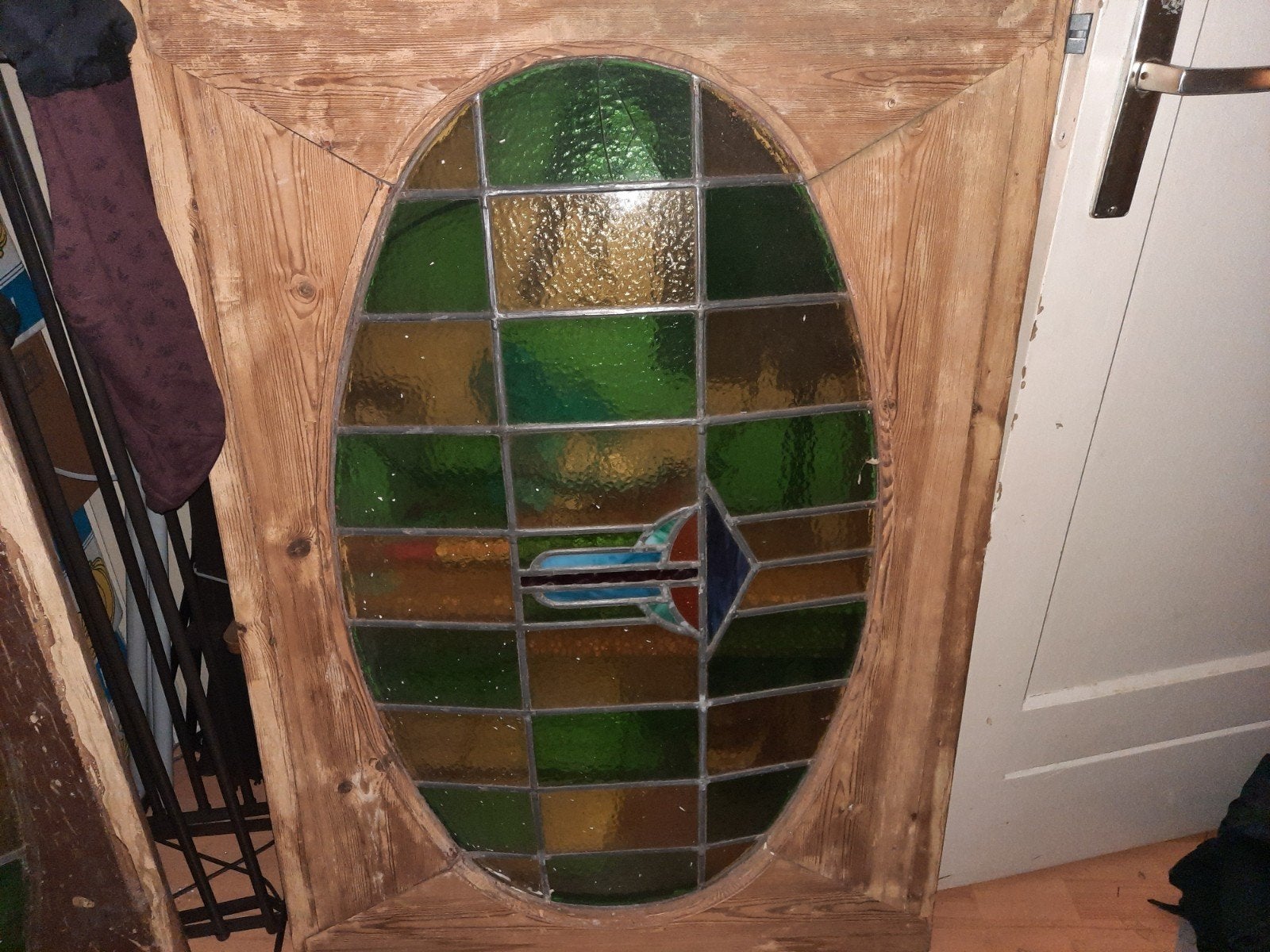 Prachtige antieke glas & lood ramen., Doe-het-zelf en Verbouw, Glas en Ramen, Ophalen, Gebruikt, Minder dan 80 cm, Minder dan 80 cm