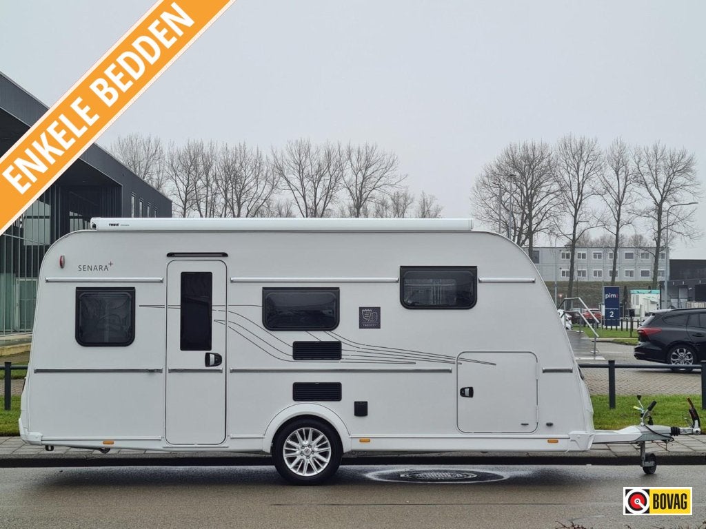 Tabbert Senara 460 E Cassetteluifel, Caravans en Kamperen, Standaardzit, Tabbert, Bedrijf, Schokbreker
