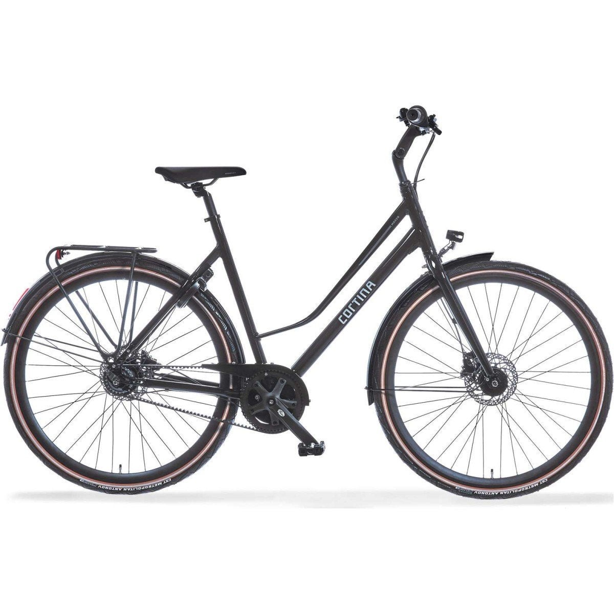 CORTINA Mozzo D51 Dames Black Brown 51cm, Fietsen en Brommers, Fietsen | Dames | Damesfietsen, -, -, Versnellingen, Nieuw