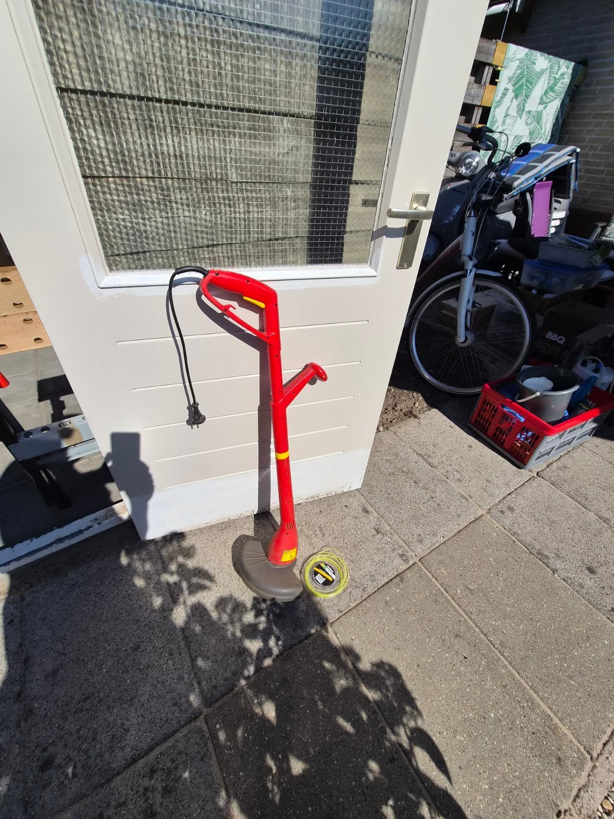 Gras trimmer met extra draad, Tuin en Terras, Ophalen, Elektrisch