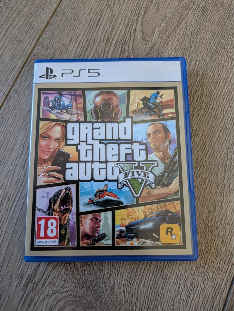 Grand Theft Auto V (GTA 5) PS5 - Zo goed als nieuw, Spelcomputers en Games, Games | Sony PlayStation 5, Online, Vanaf 18 jaar