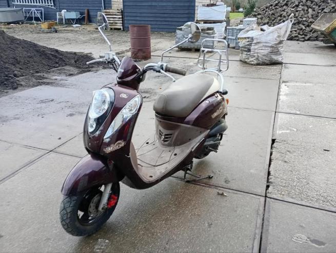 SYM Retro scooter 60cc – rijdt goed, Ophalen, Gebruikt, Overige modellen, 60 cc