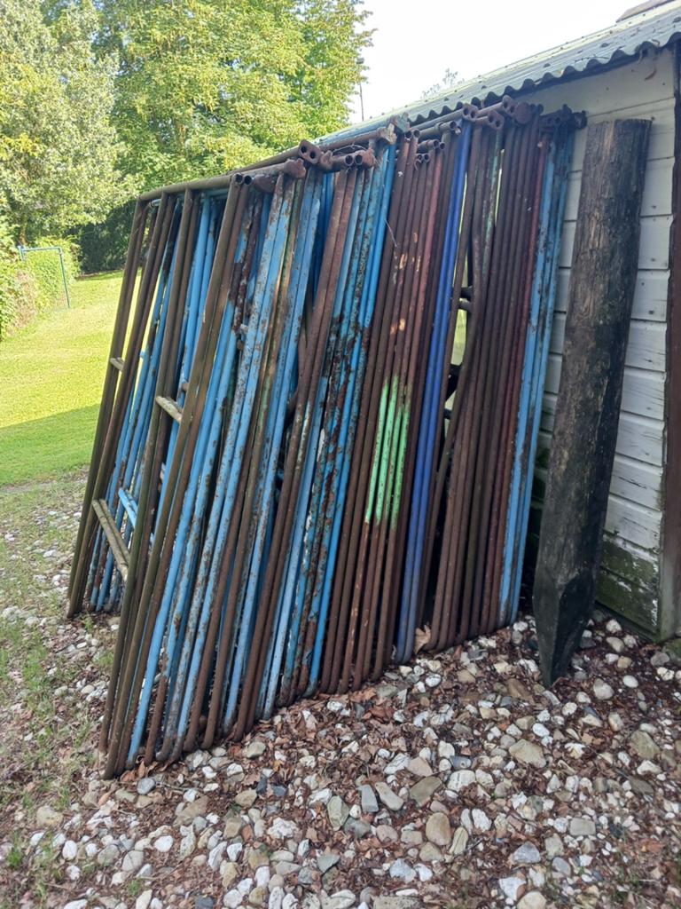 Metsel schragen 21 stuks 150cm hoog., Doe-het-zelf en Verbouw, Steigers, Ophalen, Overige typen, Minder dan 2 meter