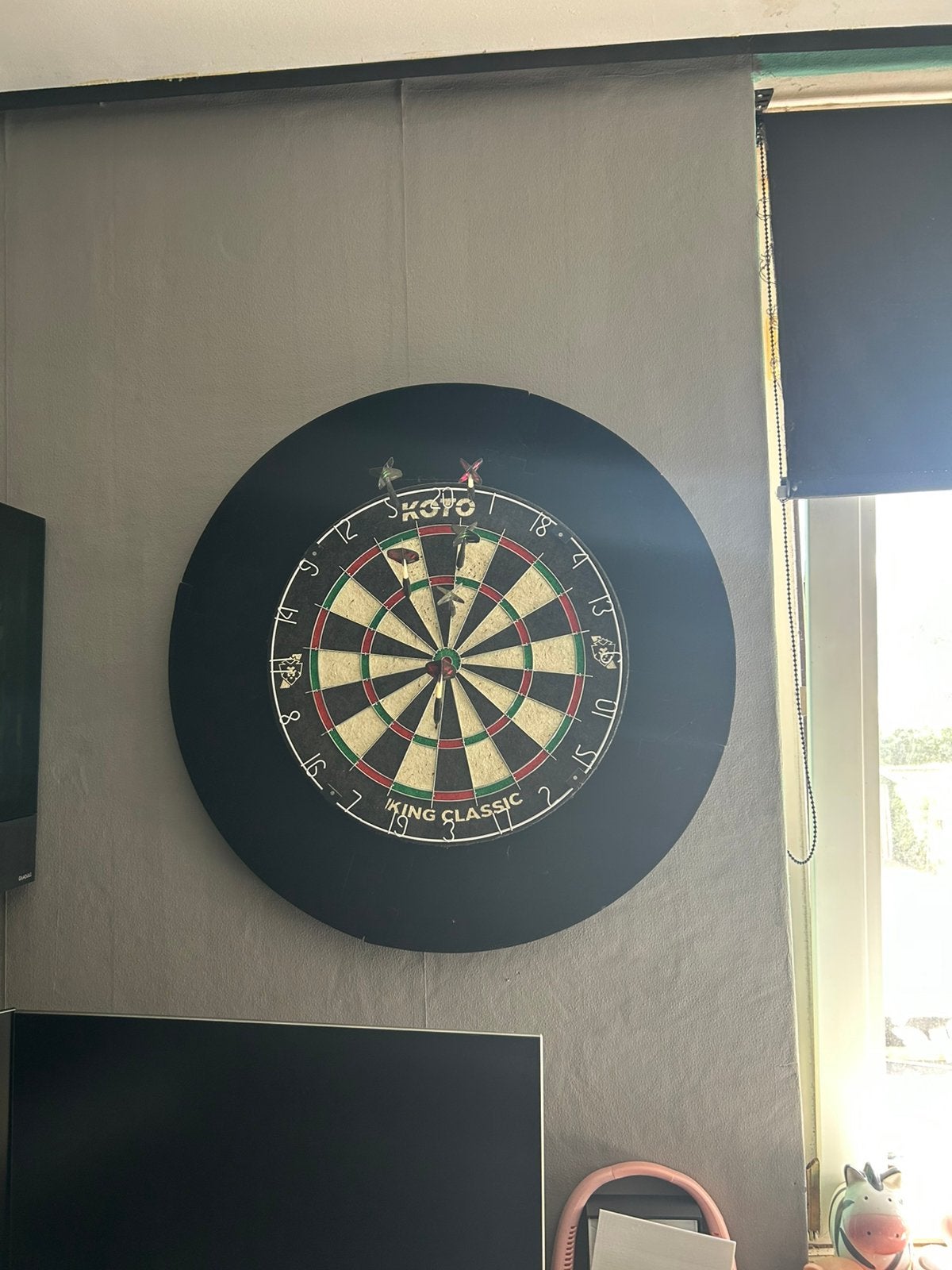 Dart bord als nieuw, Sport en Fitness, Darts, Ophalen, Zo goed als nieuw, Dartbord