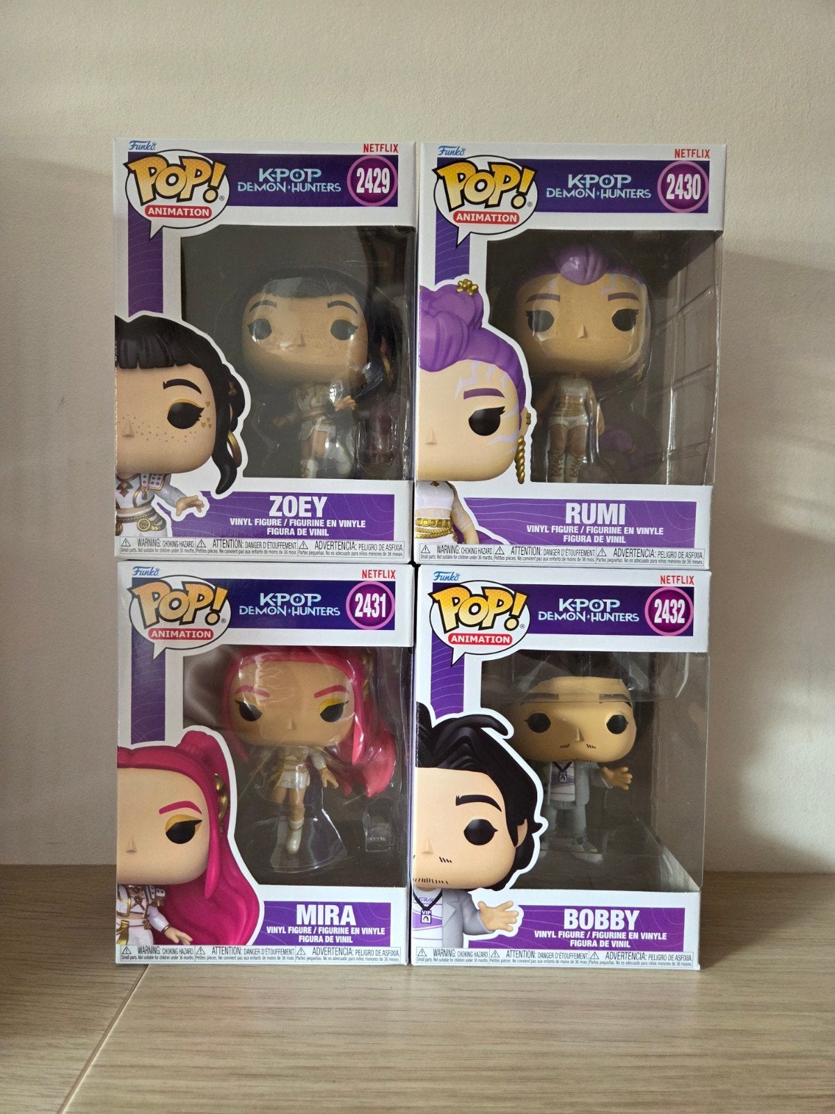 KPOP Demon Hunters Funko POP set, Ophalen of Verzenden, Zo goed als nieuw