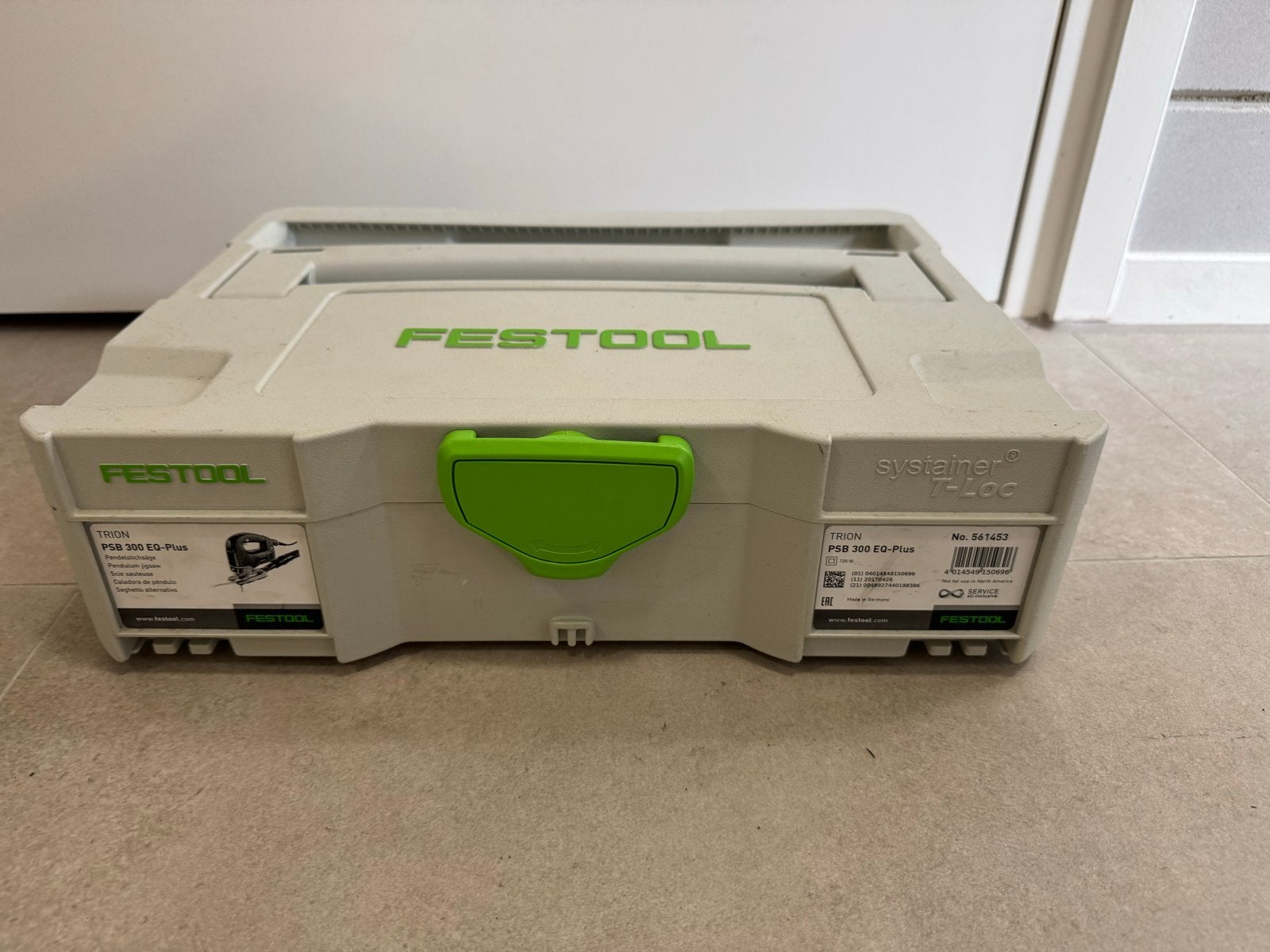 Festool TRION PSB 300 EQ-Plus Decoupeerzaag, Ophalen, 600 tot 1200 watt, Zo goed als nieuw, Decoupeerzaag