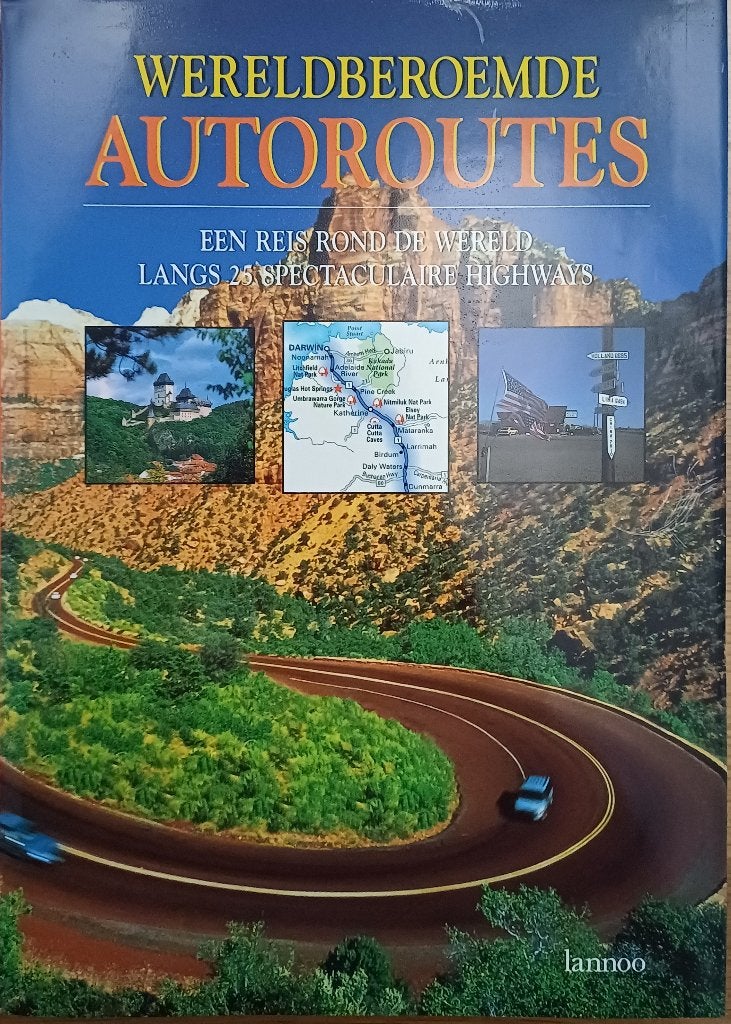 2+1 GRATIS! Wereldberoemde autoroutes - Lannoo, Overige merken, Europa, Ophalen of Verzenden, Zo goed als nieuw