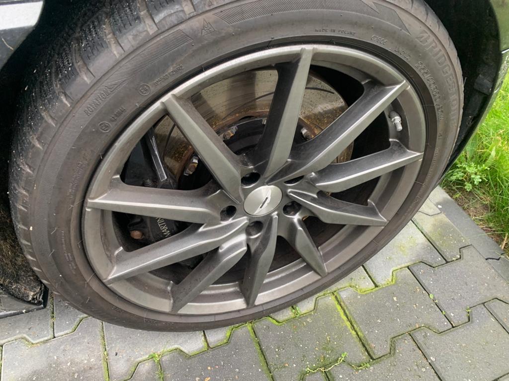 Wintebanden set op orginele Aston Martin db11 velgen, 255 mm, Velg(en), 20 inch, Winterbanden