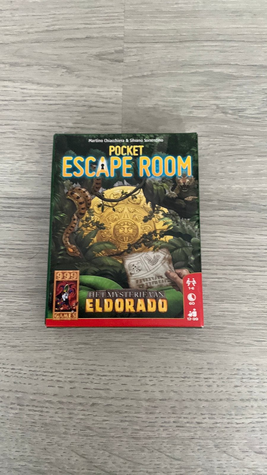 Pocket Escape Room Het Mysterie van Eldorado, Vijf spelers of meer, Ophalen of Verzenden, Zo goed als nieuw