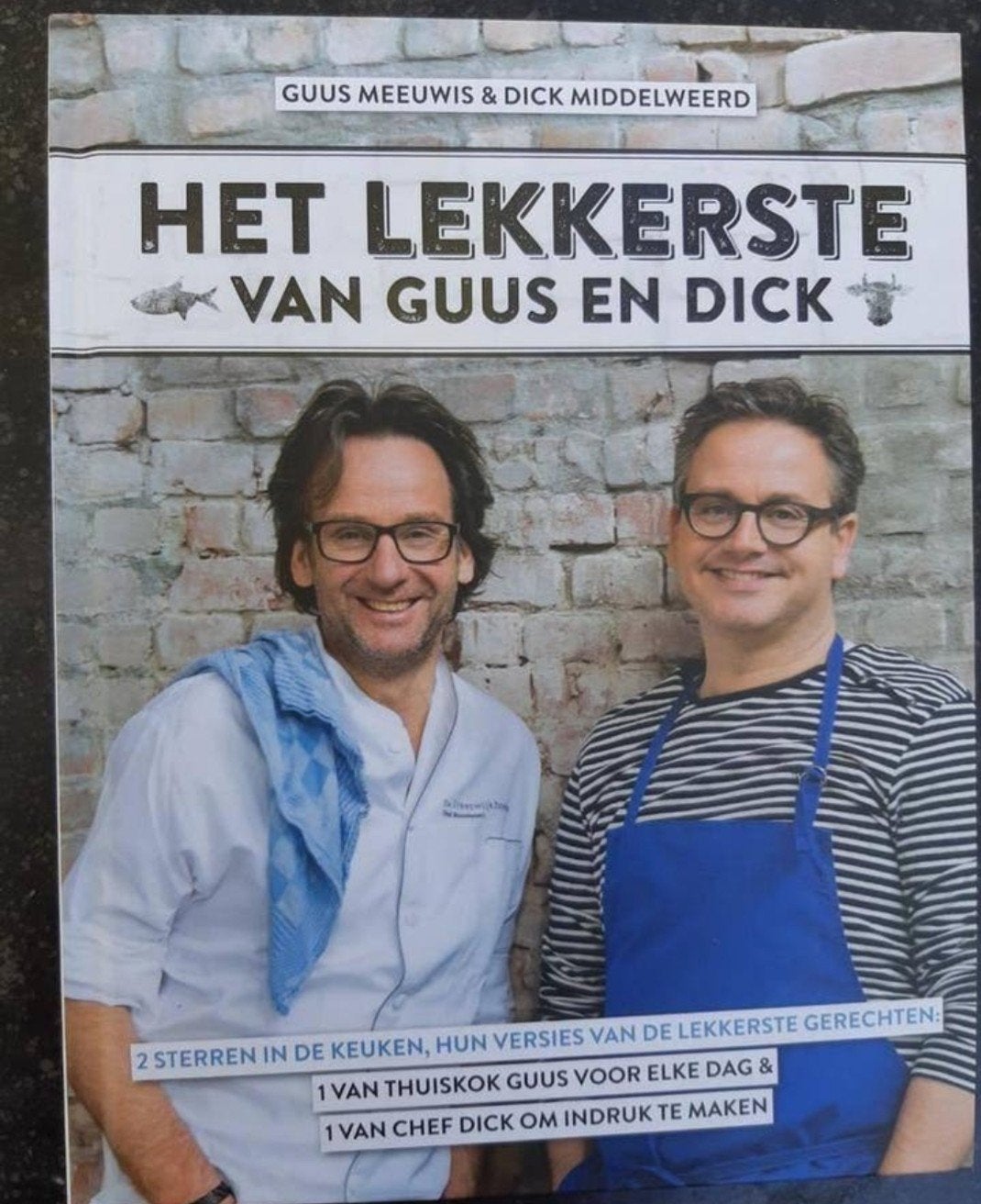 Het Lekkerste van Guus en Dick - Kookboek, Voorgerechten en Soepen, Zo goed als nieuw, Nederland en België, Guus Meeuwis & Dick Middelweerd