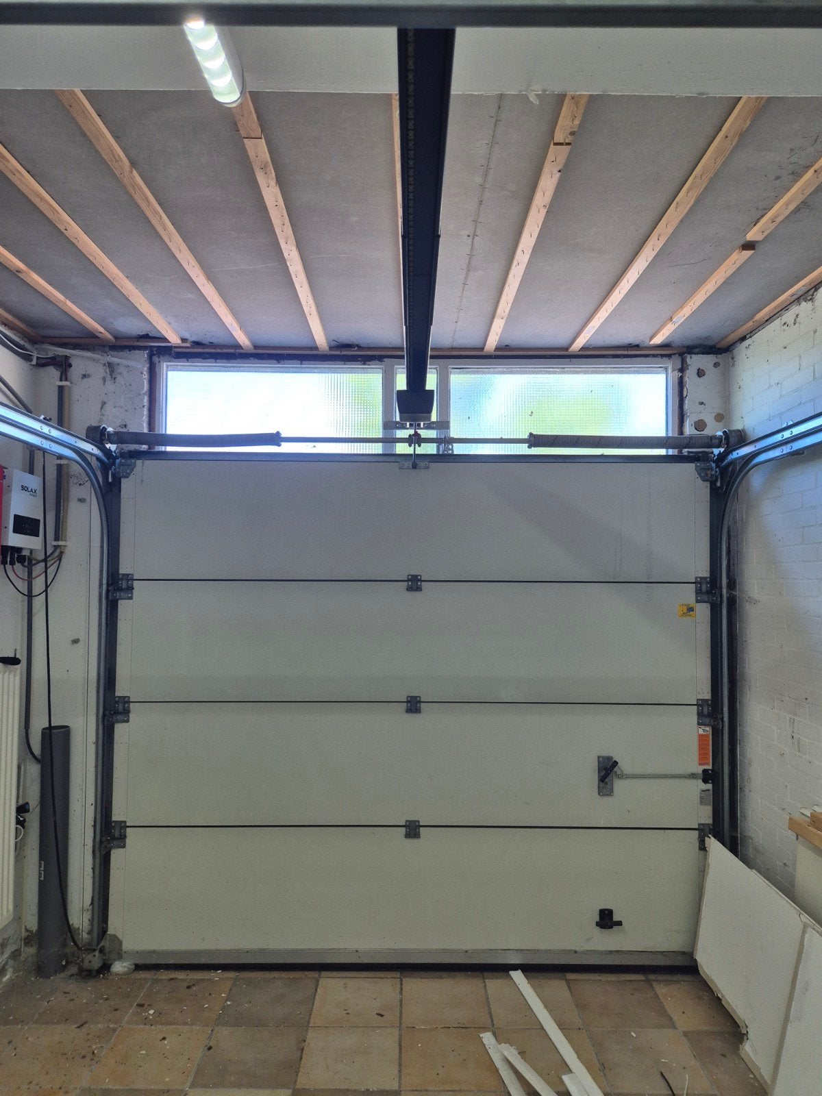 Garagedeur met SOMMER marathon 550S motor, Ophalen, Gebruikt, Garagedeur, 120 cm of meer
