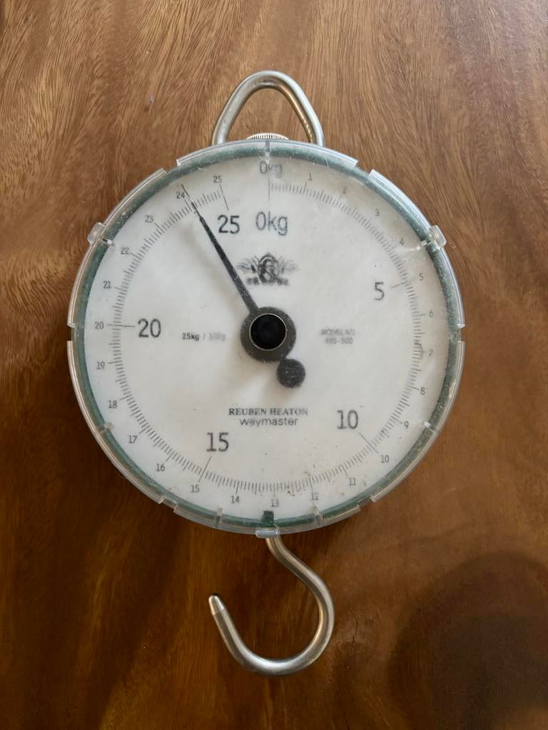 Reuben heaton weegschaal 25kg, Ophalen of Verzenden, Gebruikt, Overige typen