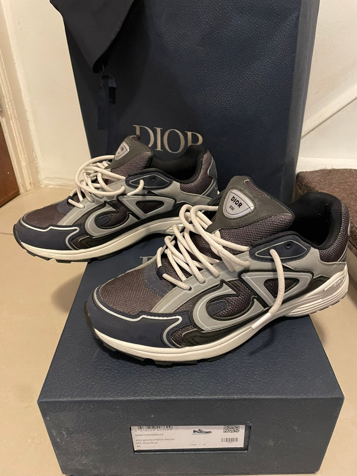 Dior b30 origineel compleet met alles zo goed als nieuw, Kleding | Heren, Ophalen of Verzenden, Zo goed als nieuw, Blauw