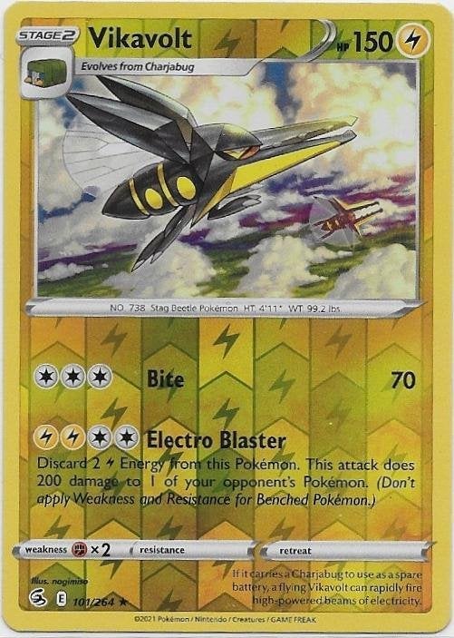 Fusion Strike,  Vikavolt [reverse] 101/264, Ophalen of Verzenden, Nieuw, Losse kaart