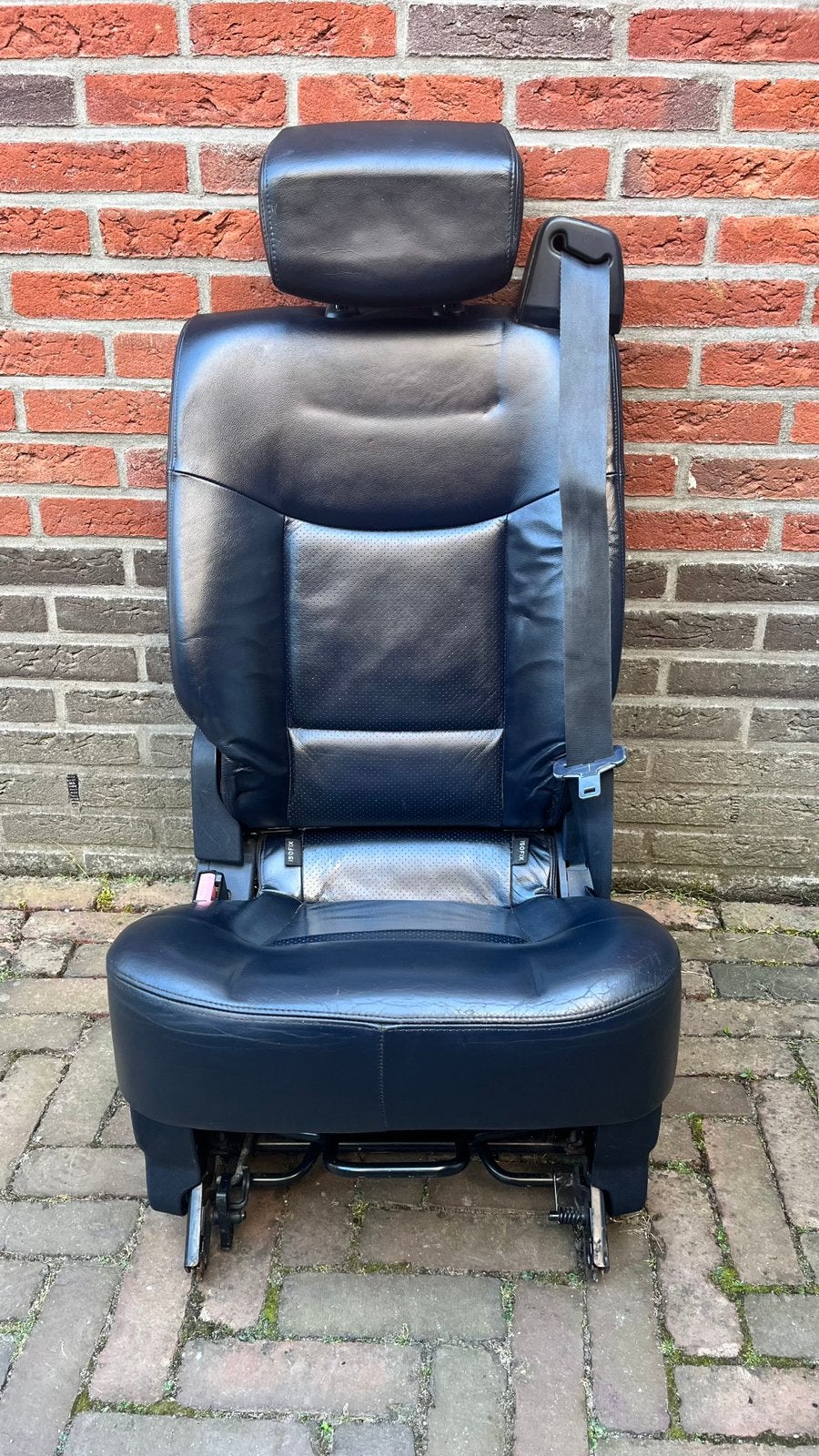 Renault Espace stoel in blauw leer, Ophalen, Gebruikt, Renault