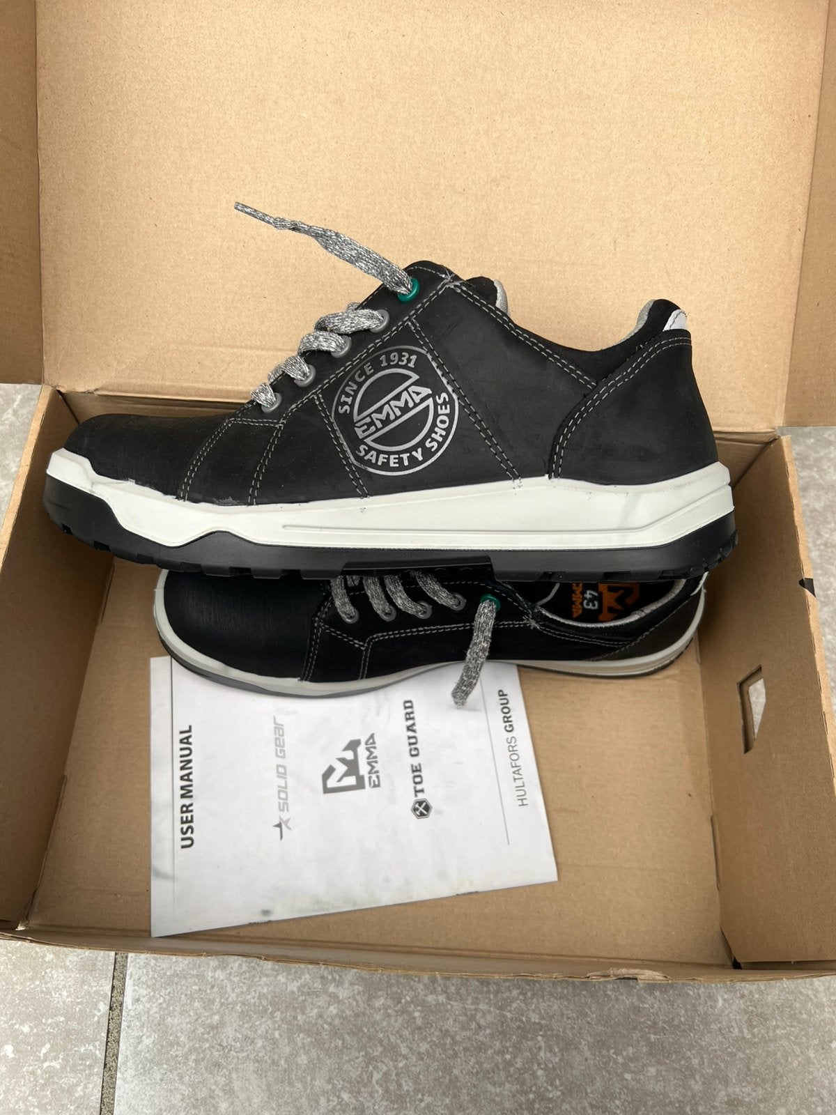 Werkschoenen Stalen Neus “ Nieuw”, Ophalen, Nieuw, Zwart, Werkschoenen