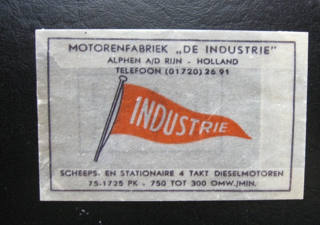 4832 Alphen ad Rijn- Motorenfabr. De Industrie (transparant), Verzenden, Nederland