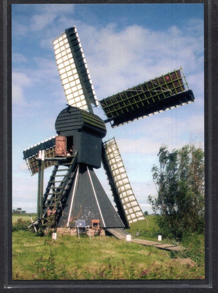 molen; Poldermolen Duivenhok/Taetlum te Tzum., Verzenden, 1980 tot heden, Ongelopen, Friesland