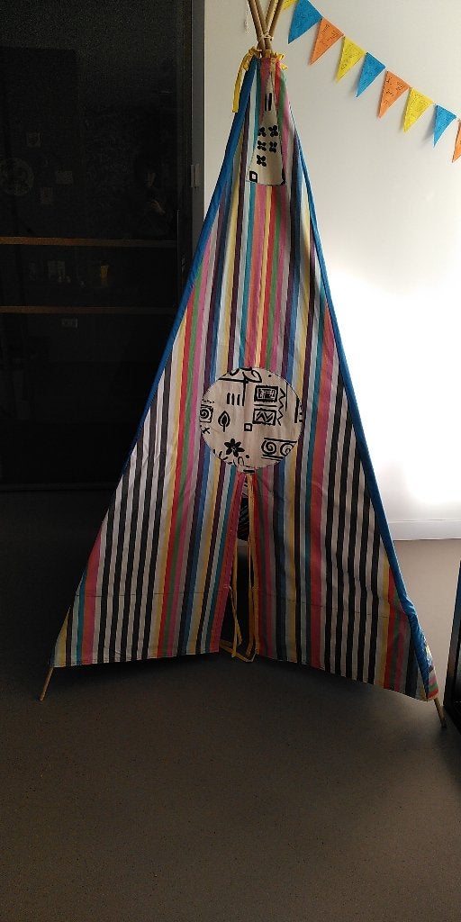 Tipi tent / Indianen tent, Ophalen, Gebruikt
