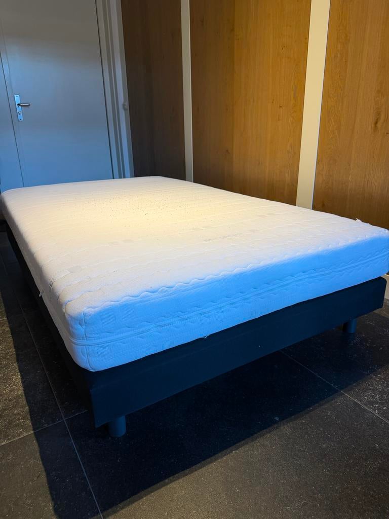 Tweepersoonsbed, twijfelaar, met matras - Zo goed als nieuw, Overige kleuren, Ophalen of Verzenden, Zo goed als nieuw, Twijfelaar