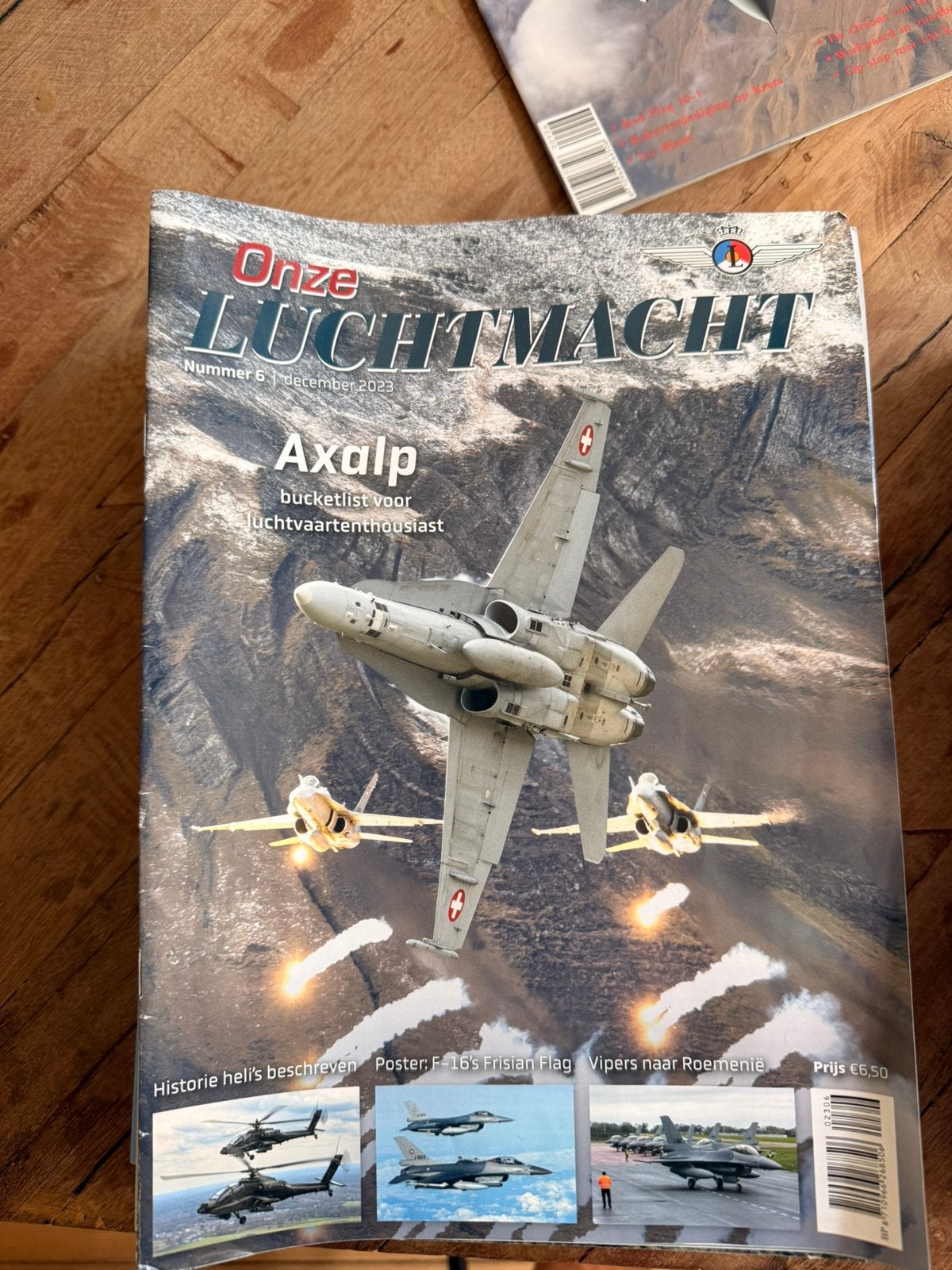 Complete collectie ‘Onze Luchtmacht’ (2009 t/m 2023), Boeken, Techniek, Ophalen, Zo goed als nieuw
