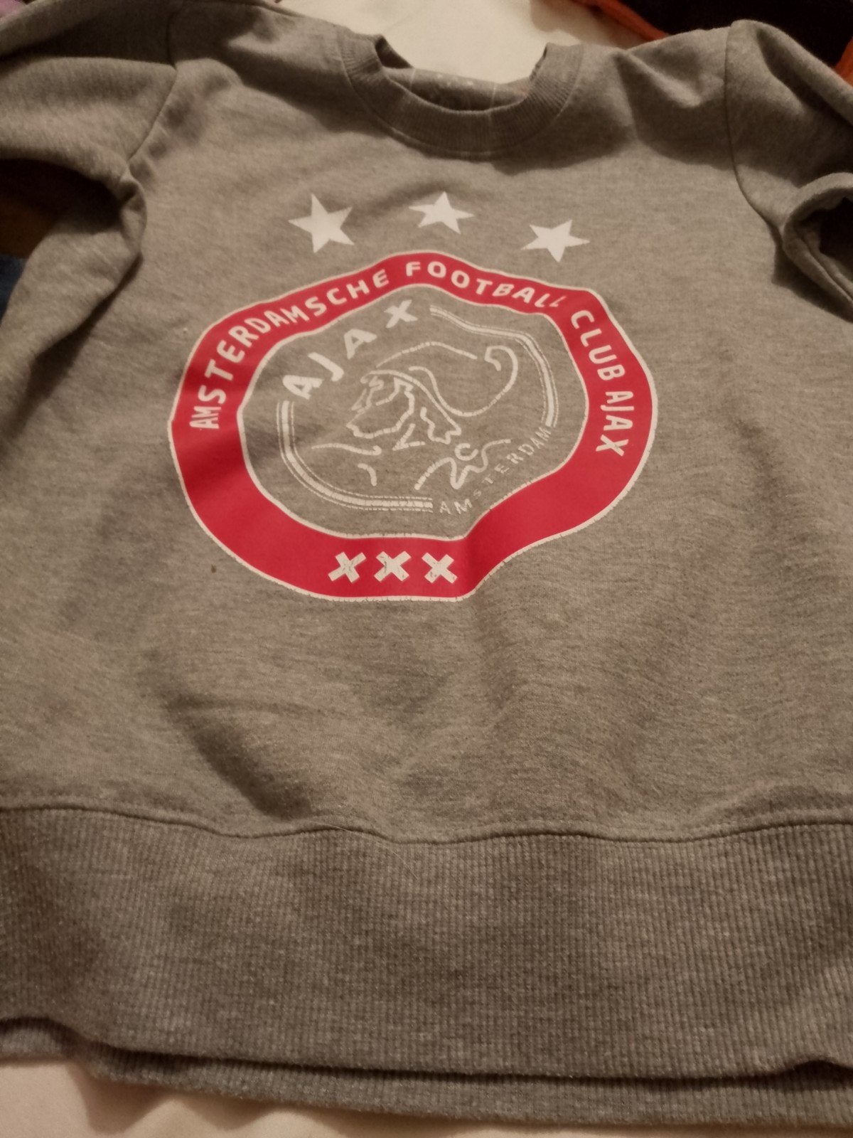 Ajax trui maat 140/146, Ajax, Gebruikt, Jongen of Meisje, Trui of Vest
