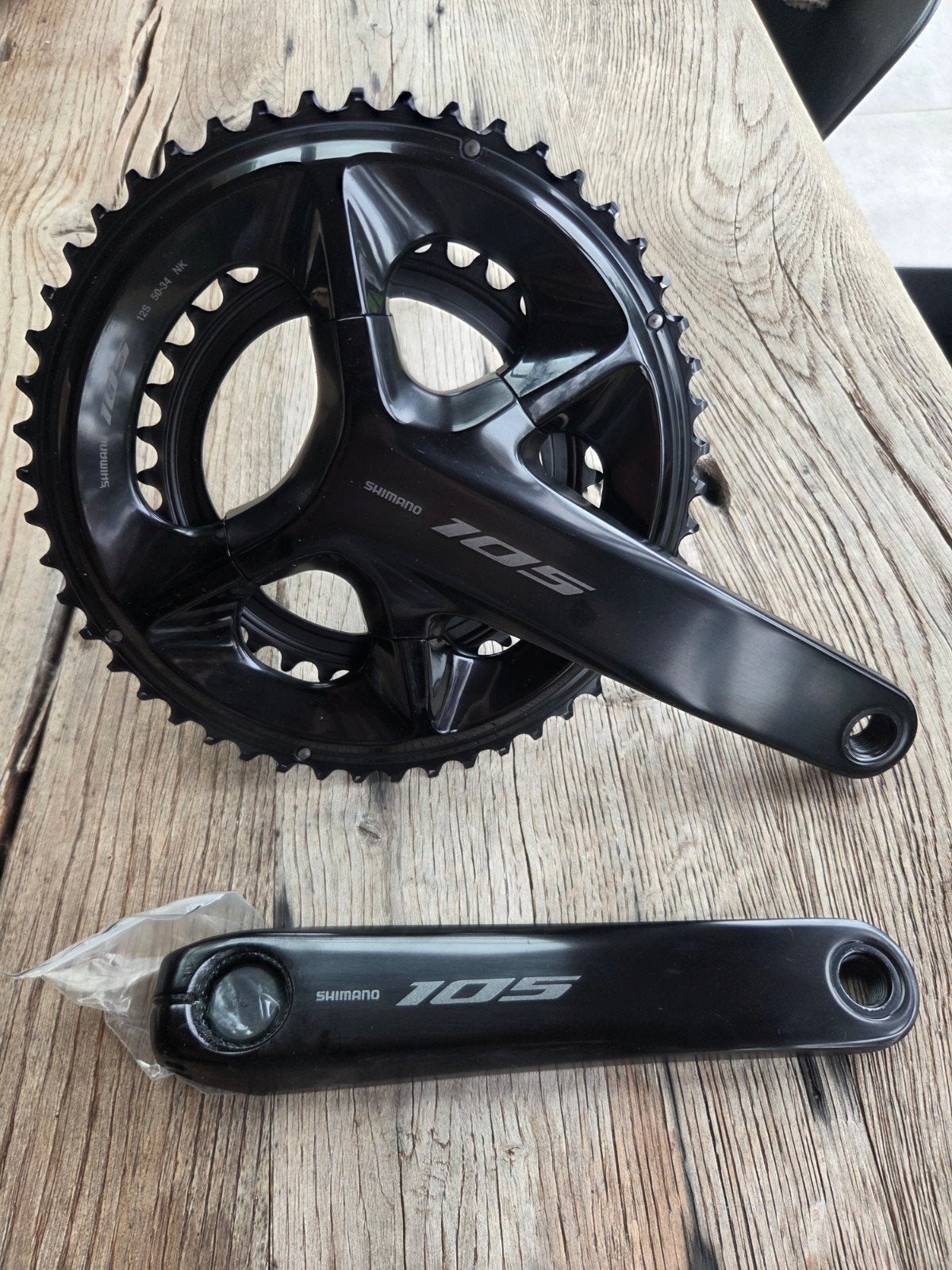 Shimano 105 R7100 12 speed crankstel 175mm 50/34T Nieuw, Fietsen en Brommers, Crankstel of Pedalen, Nieuw, Ophalen of Verzenden