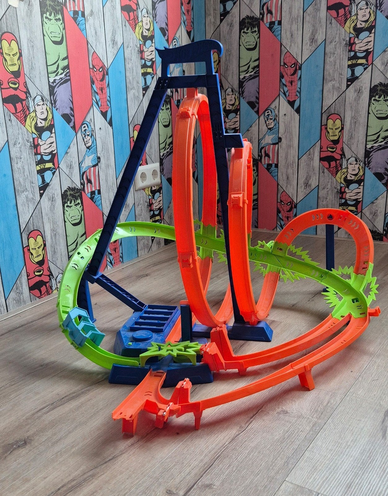 hot wheels action epic crash dash baanset (zonder auto), Kinderen en Baby's, Speelgoed | Racebanen, Ophalen, Racebaan, Zo goed als nieuw