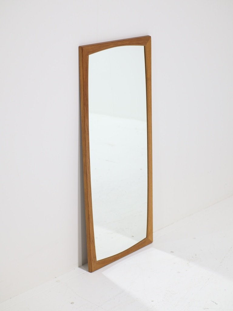 Spiegel Aksel Kjersgaard Kai Kristiansen eiken Deens vintage, Minder dan 50 cm, -, 100 tot 150 cm, -