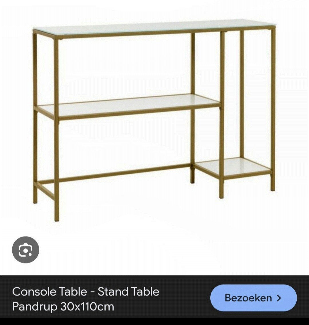 dressoir goud sidetable -vaste prijs, Ophalen of Verzenden