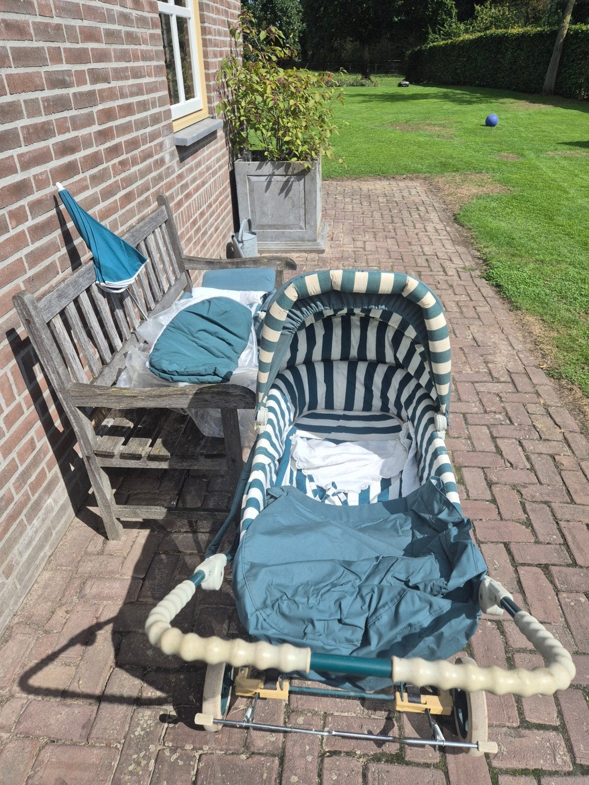 Mutsaerts Kinderwagen met accessoires, Ophalen, Gebruikt, Overige merken, Met reiswieg